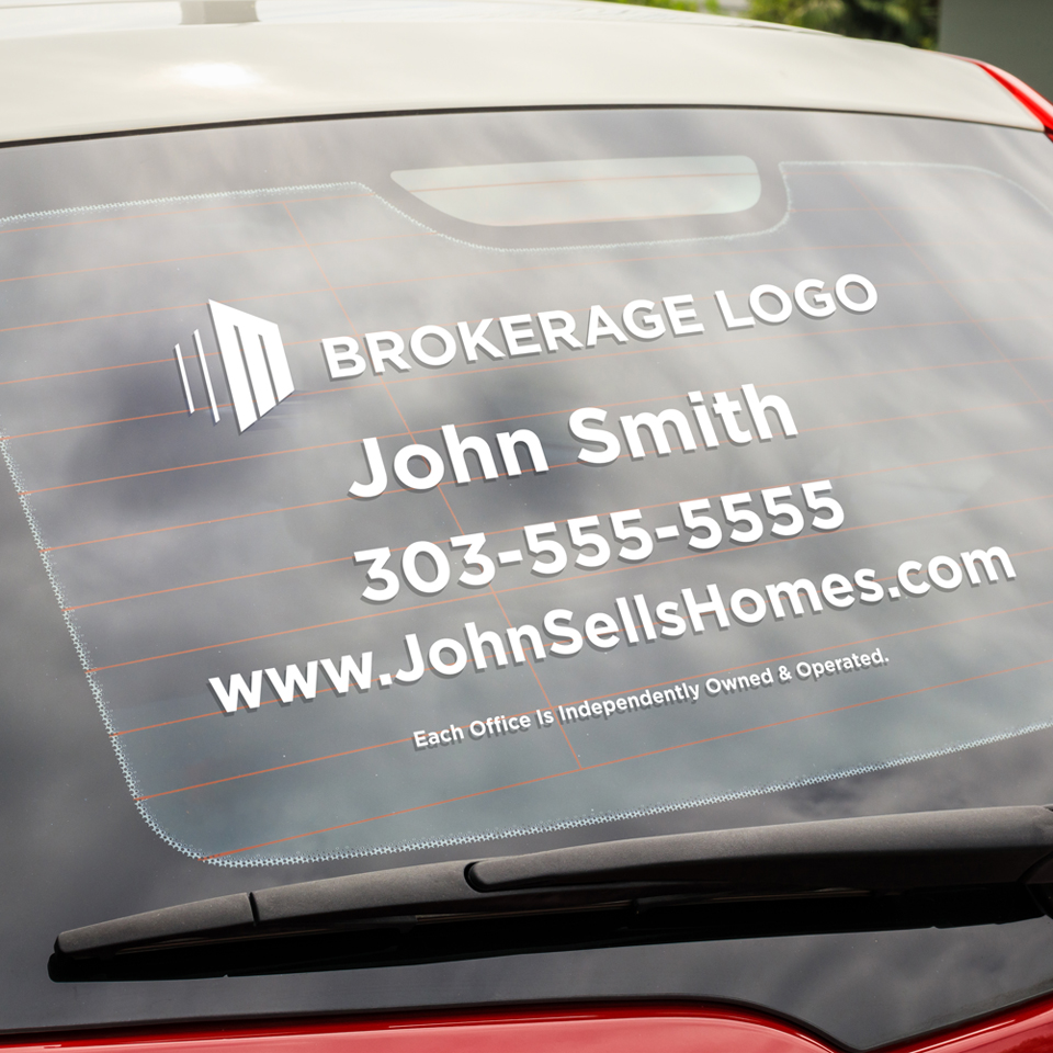 Custom Car Window Decal for your Business
